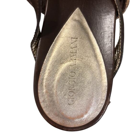 GIORGIO ARMANI Calf Hair tassel Sandals/Flats, Size 38.5 (US size 7.5) - Picture 4 of 8